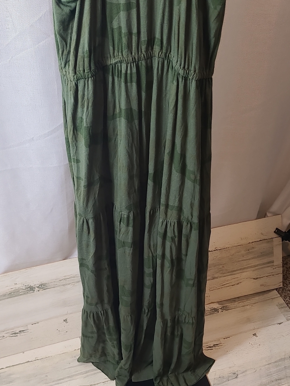 Sundry Evereve Camo Malibu Knit Maxi Dress Size 3 LARGE.  NEW - Picture 8 of 9